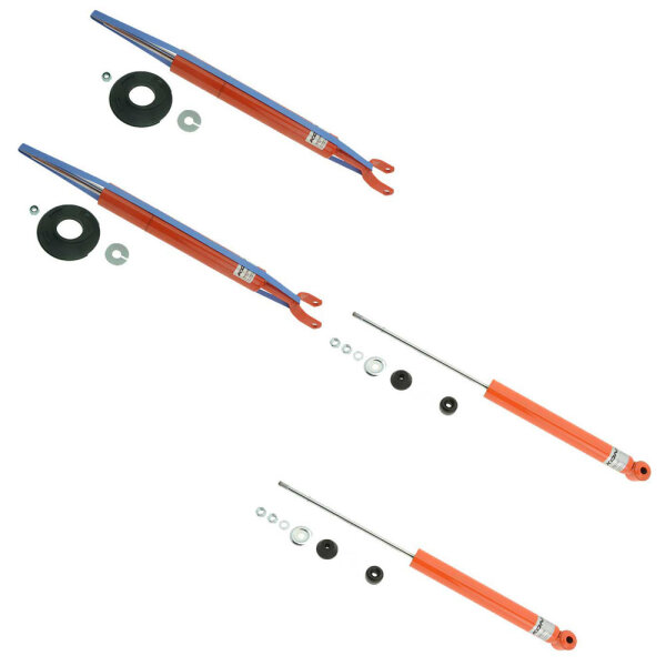 KONI STR.T | Stoßdämpfer | Komplettset | Vorne 8250-1047 (2 Stück) | Hinten 8050-1141 (2 Stück)