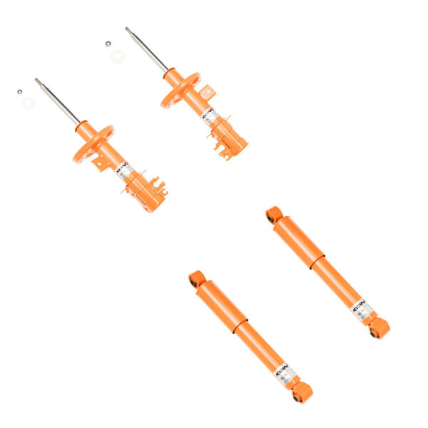KONI STR.T | Stoßdämpfer | Komplettset | Vorne 8750-1127L (1 Stück) + 8750-1127R (1 Stück) | Hinten 8050-1146 (2 Stück)