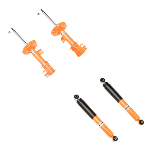 KONI STR.T | Stoßdämpfer | Komplettset | Vorne 8750-1129L (1 Stück) + 8750-1129R (1 Stück) | Hinten 8050-1151 (2 Stück)