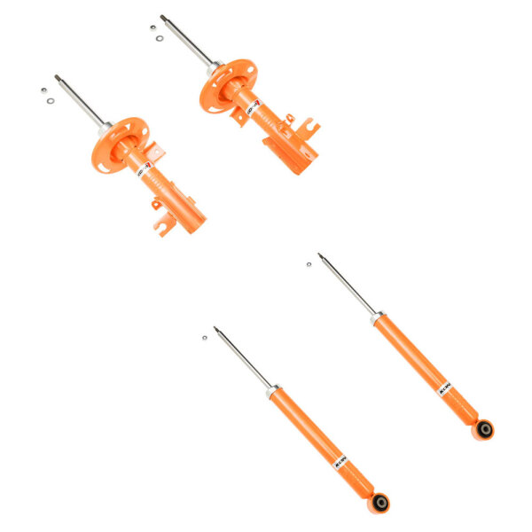 KONI STR.T | Stoßdämpfer | Komplettset | Vorne 8750-1130L (1 Stück) + 8750-1130R (1 Stück) | Hinten 8250-1057 (2 Stück)