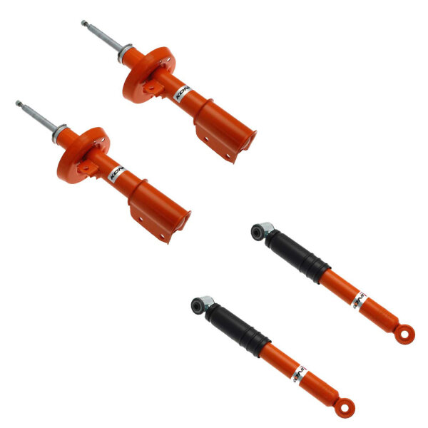 KONI STR.T | Stoßdämpfer | Komplettset | Vorne 8750-1028L (1 Stück) + 8750-1028R (1 Stück) | Hinten 8050-1048 (2 Stück)