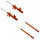 KONI STR.T | Stoßdämpfer | Komplettset | Vorne 8750-1088L (1 Stück) + 8750-1088R (1 Stück) | Hinten 8050-1109 (2 Stück)
