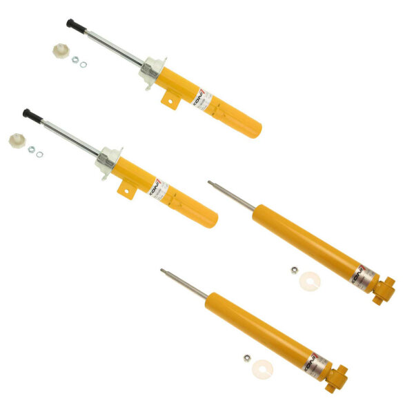 KONI Sport | Stoßdämpfer | Komplettset | Vorne 8741-1591LSPORT (1 Stück) + 8741-1591RSPORT (1 Stück) | Hinten 8240-1298SPORT (2 Stück)