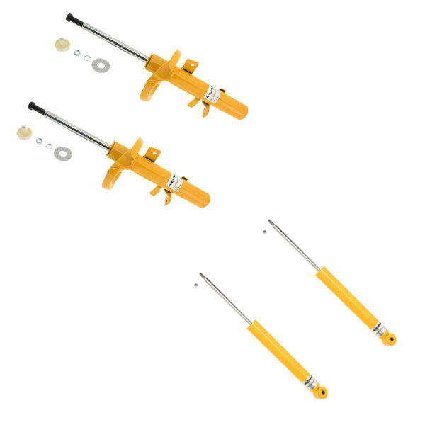 KONI Sport | Stoßdämpfer | Komplettset | Vorne 8741-1557LSPORT (1 Stück) + 8741-1557RSPORT (1 Stück) | Hinten 8040-1433SPORT (2 Stück)