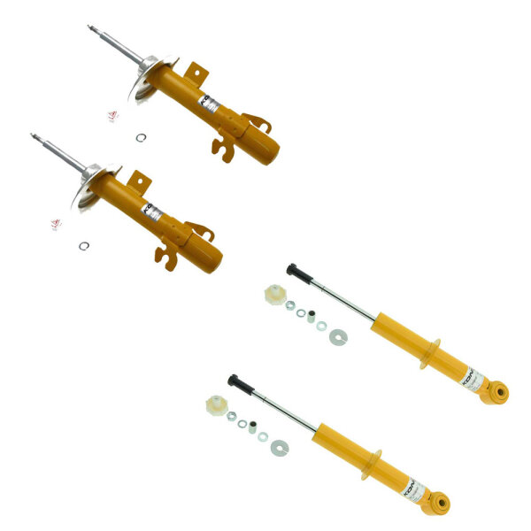 KONI Sport | Stoßdämpfer | Komplettset | Vorne 8741-1440LSPORT (1 Stück) + 8741-1440RSPORT (1 Stück) | Hinten 8041-1293SPORT (2 Stück)