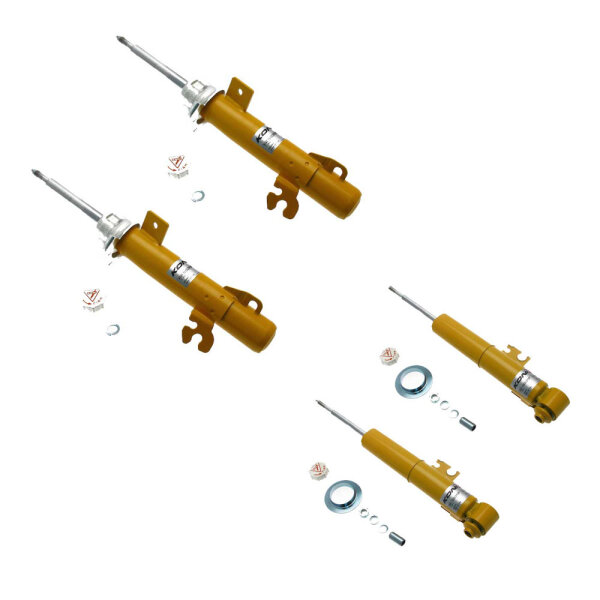 KONI Sport | Stoßdämpfer | Komplettset | Vorne 8741-1512LSPORT (1 Stück) + 8741-1512RSPORT (1 Stück) | Hinten 8241-1252LSPORT (1 Stück) + 8241-1252RSPORT (1 Stück)