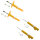 KONI Sport | Stoßdämpfer | Komplettset | Vorne 8741-1543SPORT (2 Stück) | Hinten 8241-1274SPORT (2 Stück)