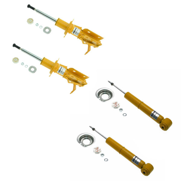 KONI Sport | Stoßdämpfer | Komplettset | Vorne 8741-1560LSPORT (1 Stück) + 8741-1560RSPORT (1 Stück) | Hinten 8041-1416SPORT (2 Stück)