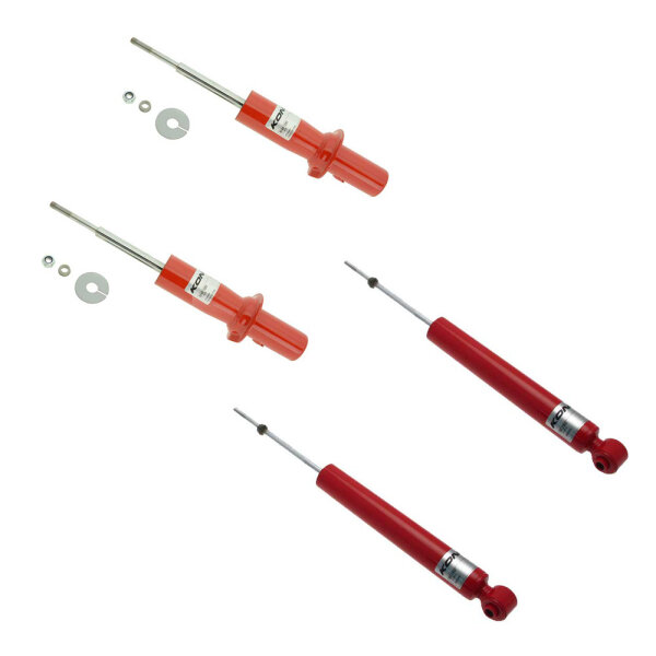 KONI Heavy Track | Stoßdämpfer | Komplettset | Vorne 8240-1281 (2 Stück) | Hinten 80-2902 (2 Stück)