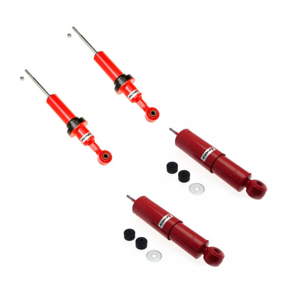 KONI RAID | Stoßdämpfer | Komplettset | Vorne 88-1711SP2 (2 Stück) | Hinten 90-5394 (2 Stück)